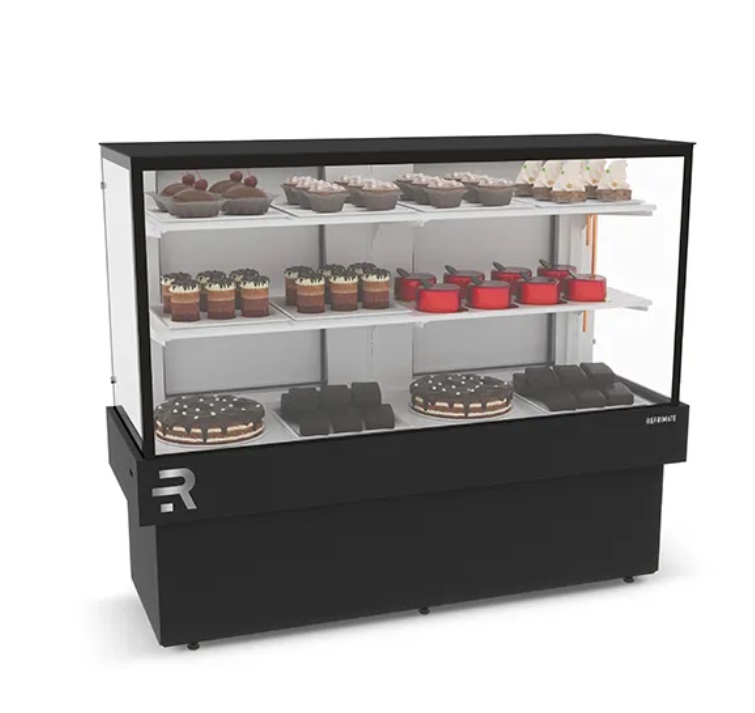 balcao vitrine refrigerada refrimat vanguard