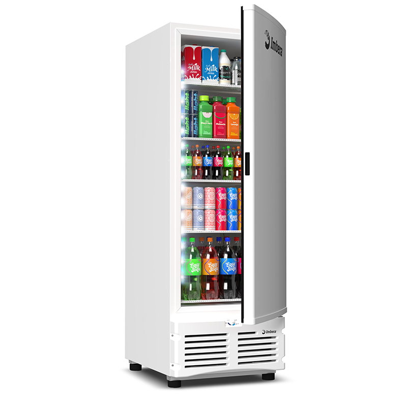 freezer vertical porta cega 561 litros full white Imbera