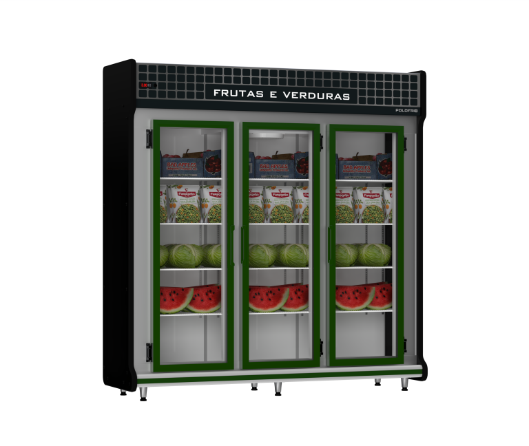 Geladeira Frutas e Verduras 3 portas Polofrio